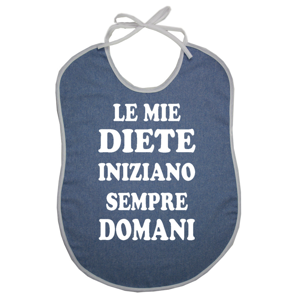 Bavaglione JEANS frasi spiritose ADULTO