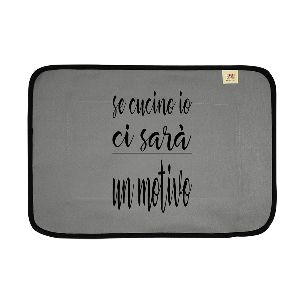 Tovaglietta LA CUCINAZZA cm.35x50 con stampe SPIRITOSE