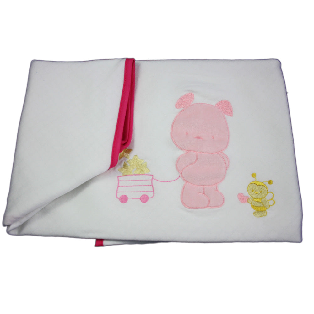 Coperta TINA cm.60x85 per carrozzina ricamata