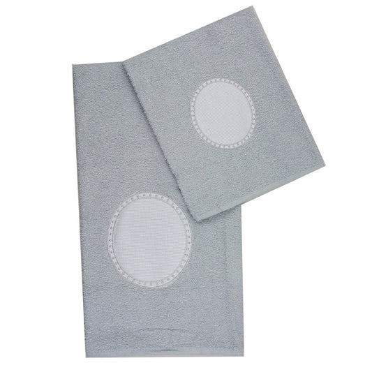 Coppia asciugamani CON INIZIALI PERSONALIZZATE