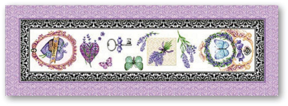 Striscia cm.47x100 GOBELIN dis.LAVENDEL sfuso