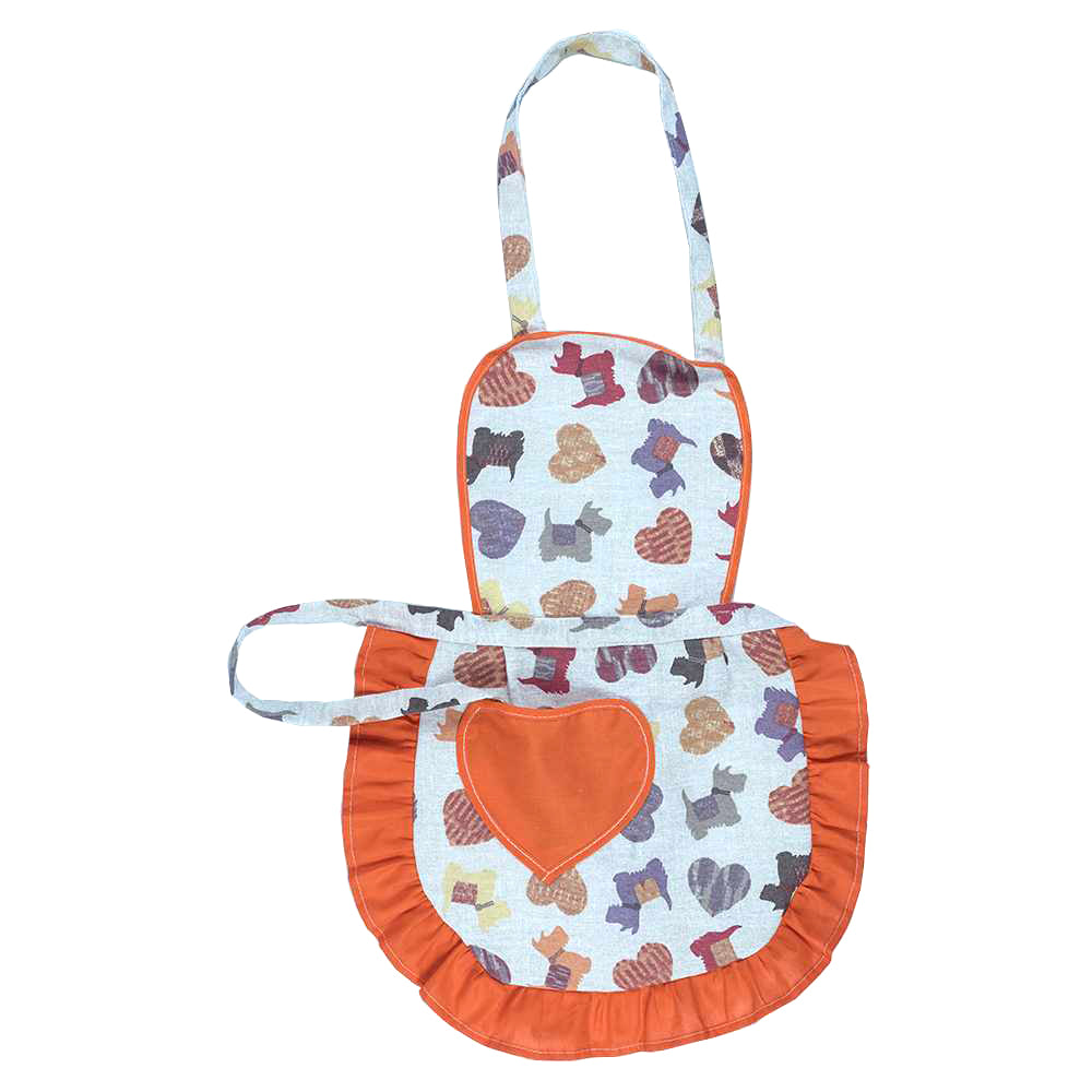 Grembiulino baby FABRIZIO con pettorina cm.39x50