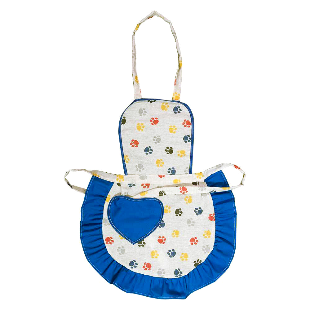 Grembiulino baby FABRIZIO con pettorina cm.39x50