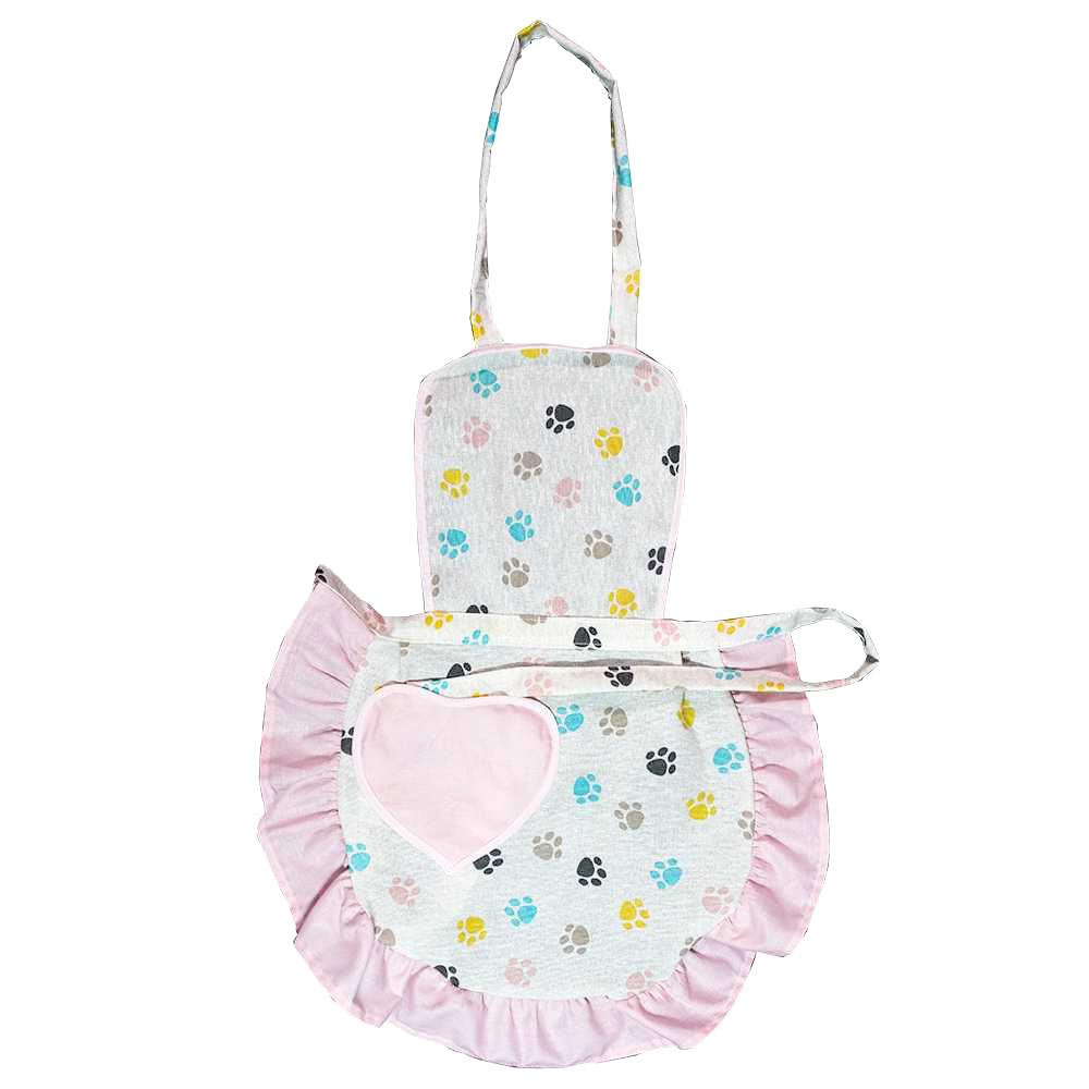Grembiulino baby FABRIZIO con pettorina cm.39x50