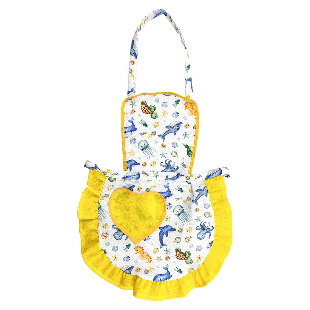 Grembiulino baby FABRIZIO con pettorina cm.39x50