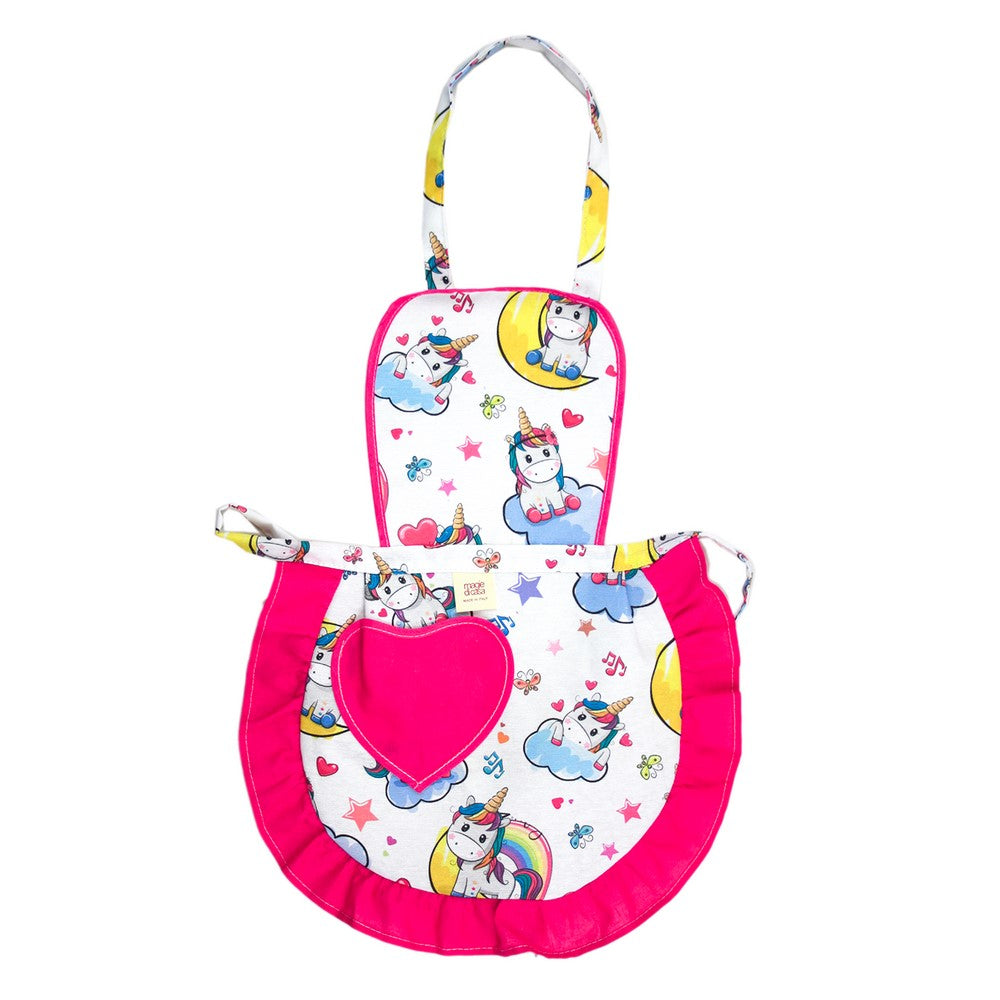 Grembiulino baby FABRIZIO con pettorina cm.39x50