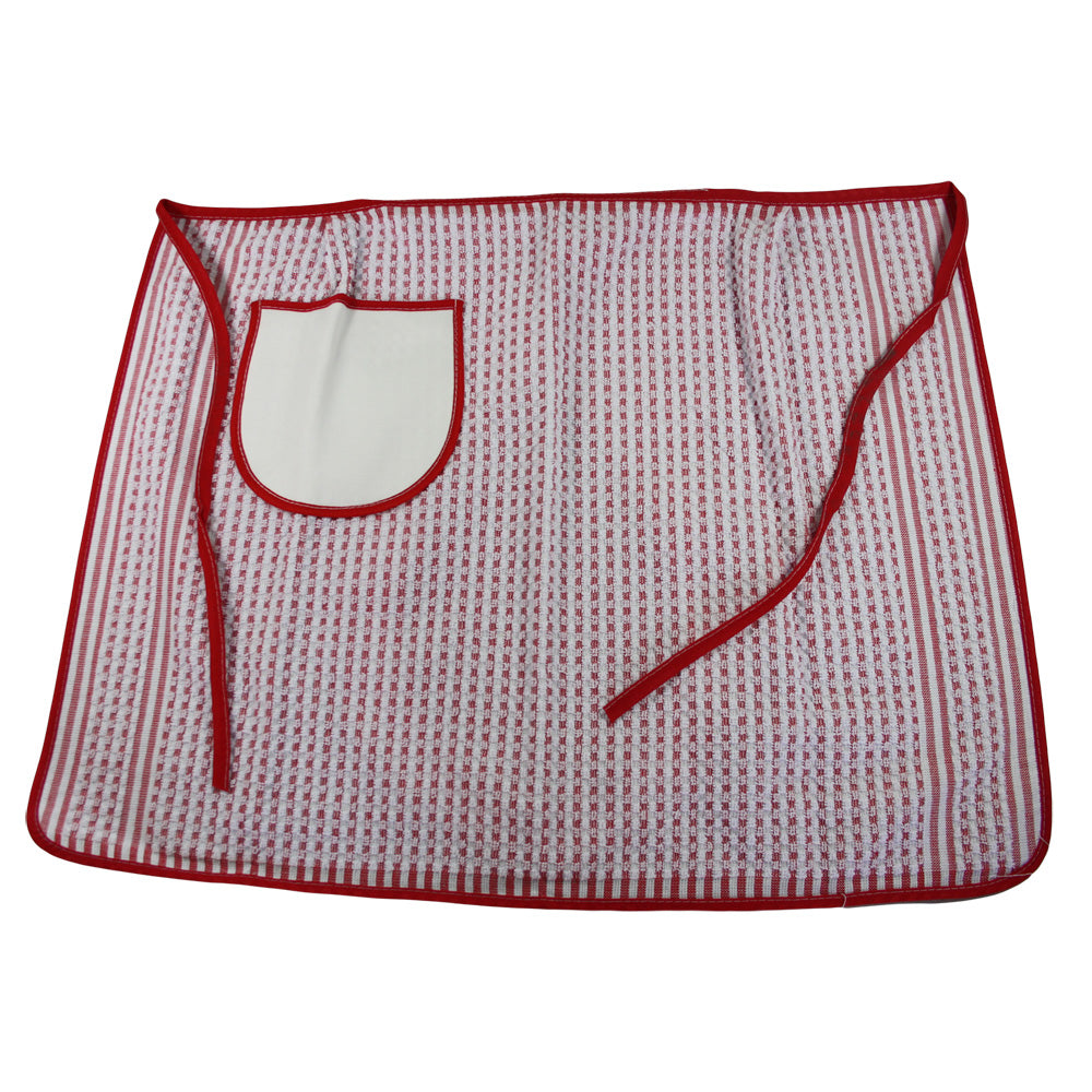 Grembiule a vita PAOLA cm.50x68 con tasca spugna a nido d'ape