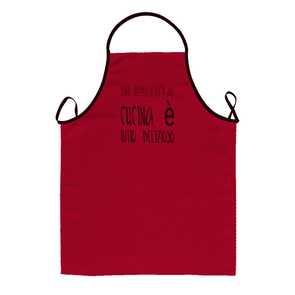 Grembiule LA CUCINAZZA cm.70x85 con stampe SPIRITOSE