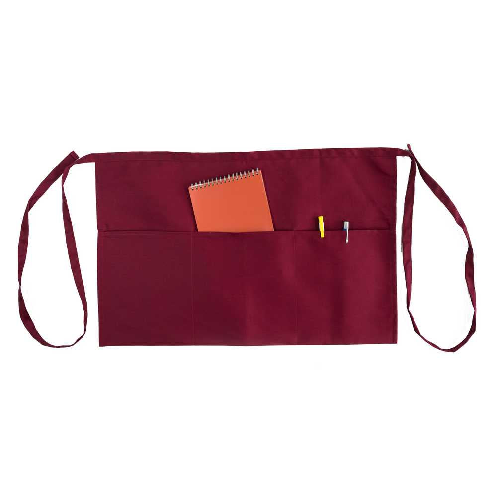 Grembiule a vita cameriere/a ZUZZURRO cm.40x63 con 3 tasconi