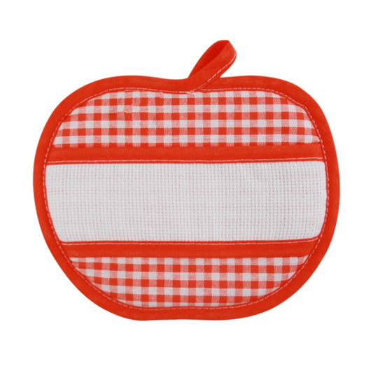 Presina cucina KATY pera/mela con fascia in etamine in tessuto zephir