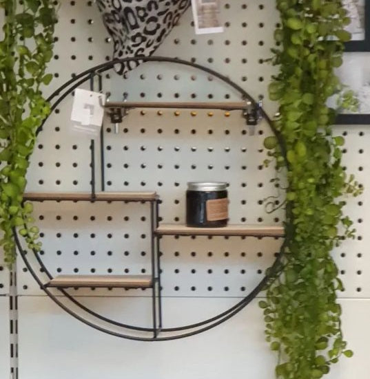 Mensola rotonda da appendere