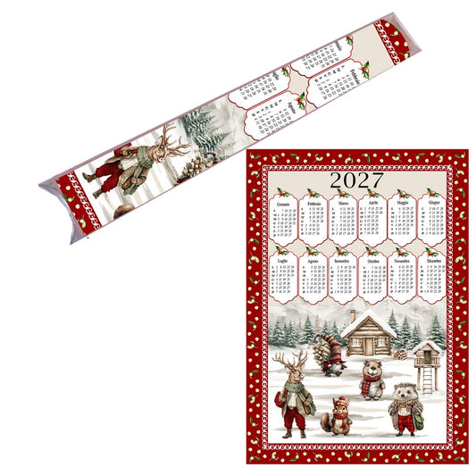 Strofinaccio Calendario in astuccio senza astina
