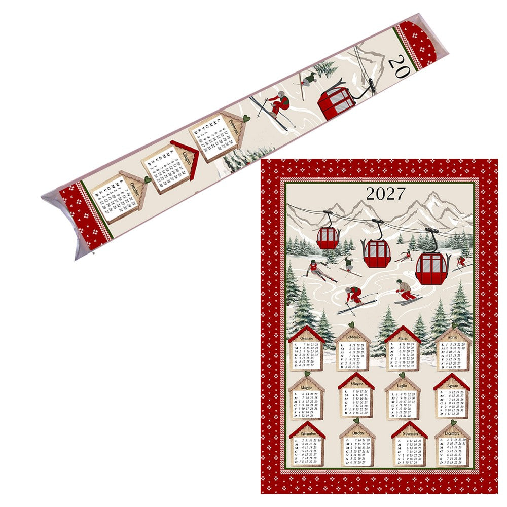 Strofinaccio Calendario in astuccio senza astina