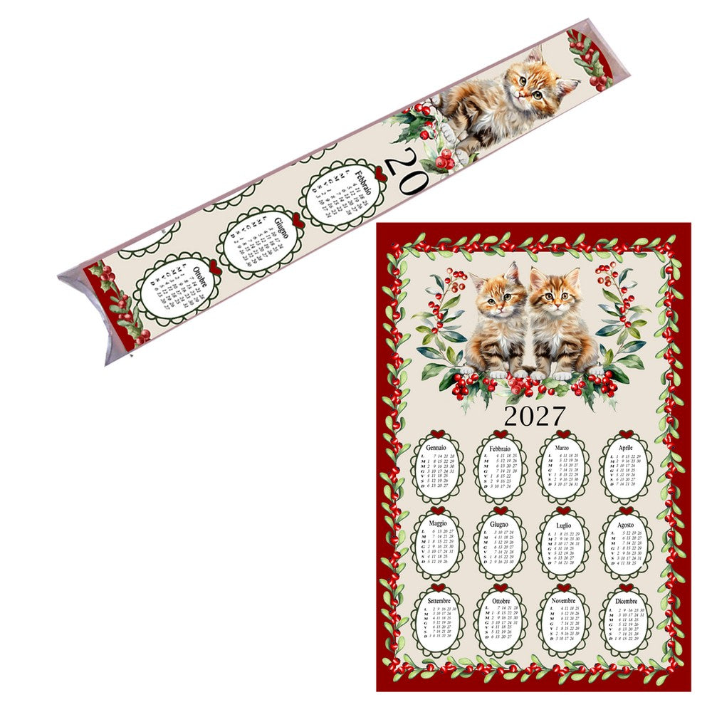 Strofinaccio Calendario in astuccio senza astina