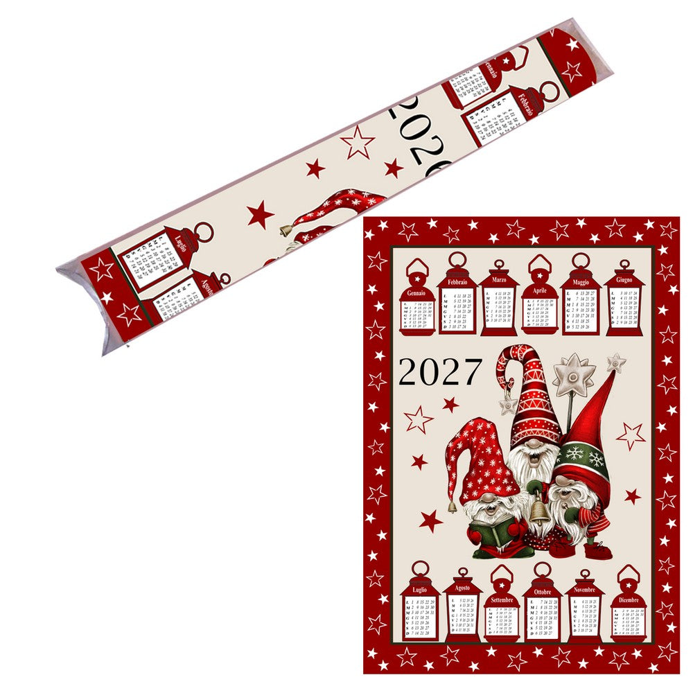 Strofinaccio Calendario in astuccio senza astina