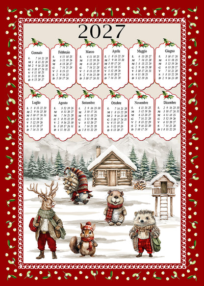 Strofinaccio Calendario