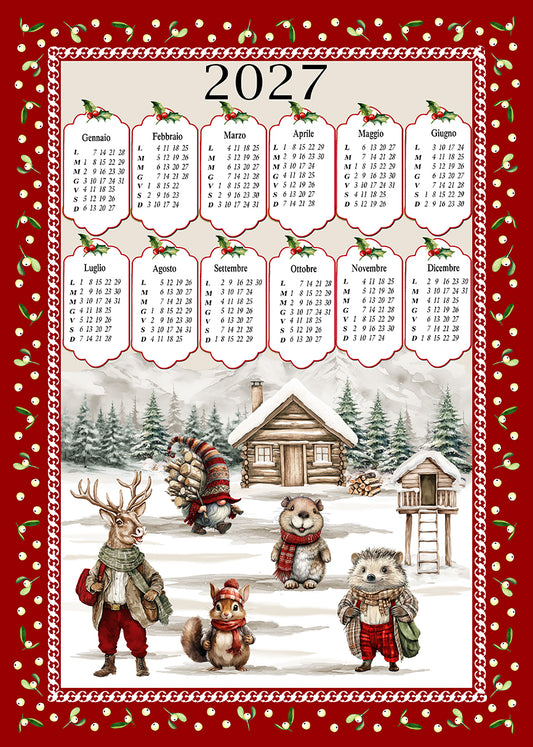 Strofinaccio Calendario
