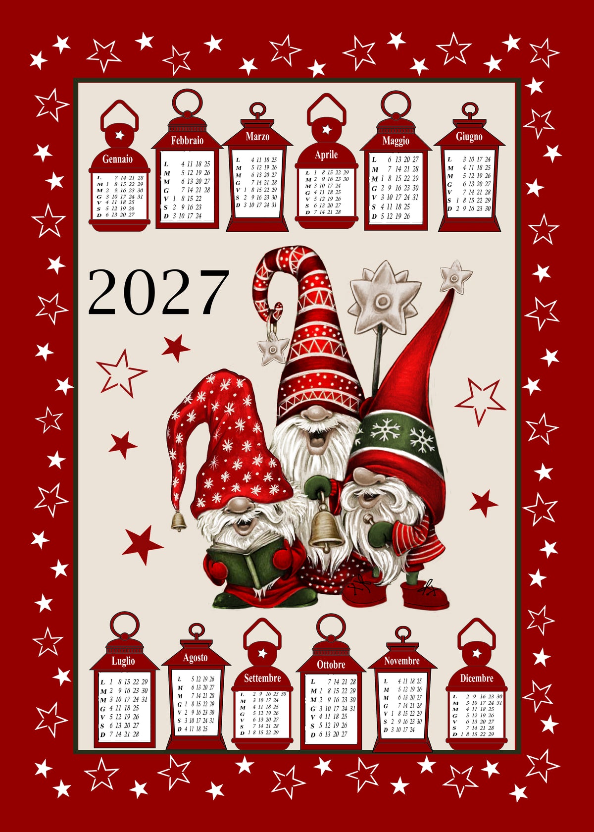 Strofinaccio Calendario