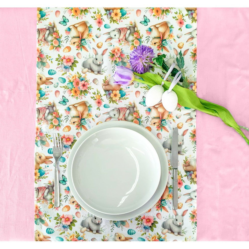 Tovaglia Pasqua Easter BUNNY - Made in Italy - Varie Misure