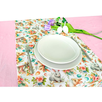 Tovaglia Pasqua Easter BUNNY - Made in Italy - Varie Misure