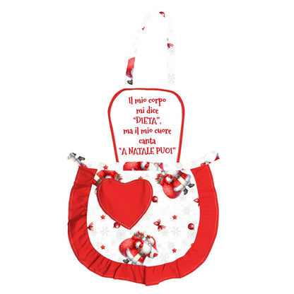 Grembiule JOY adulto con pettorina personalizzata