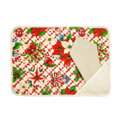 Set I Colazione NATALE: tovaglietta+Tovagliolo da ricamare