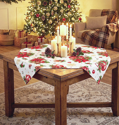 Centrotavola cm.90x90 CHRISTMAS