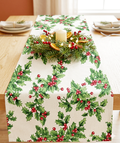 Tovaglia runner cm.46x140 CHRISTMAS sfusa