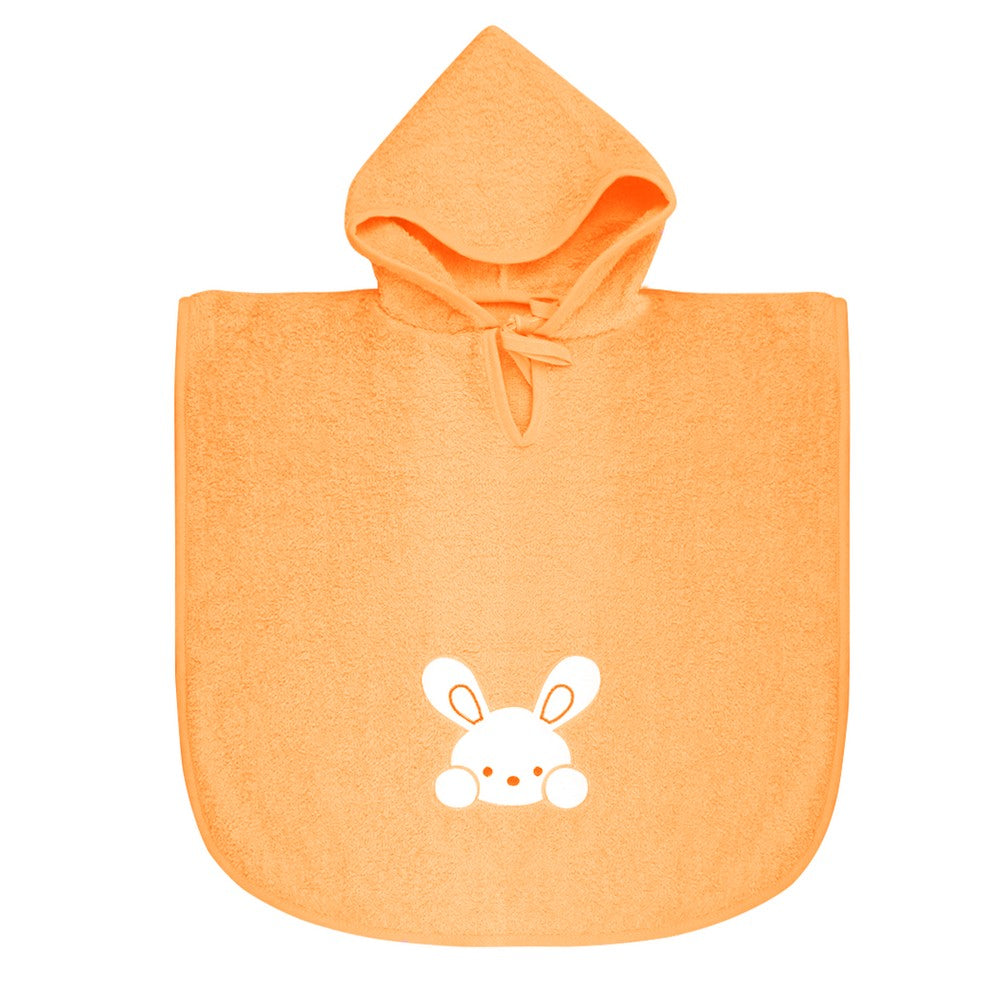 Poncho bimbo DUCK cm.45x47 con cappuccio - in spugna