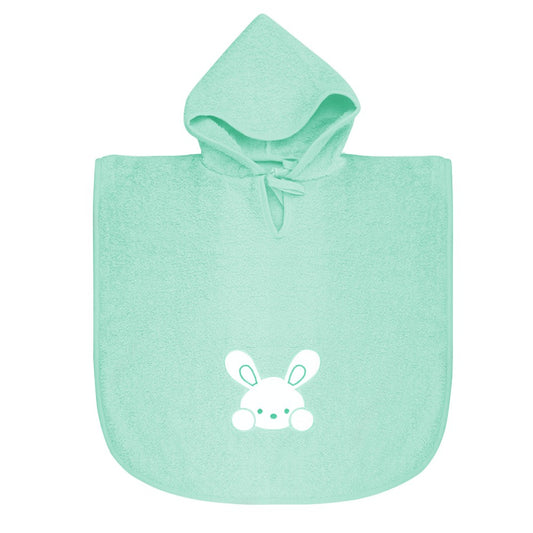 Poncho bimbo DUCK cm.45x47 con cappuccio - in spugna