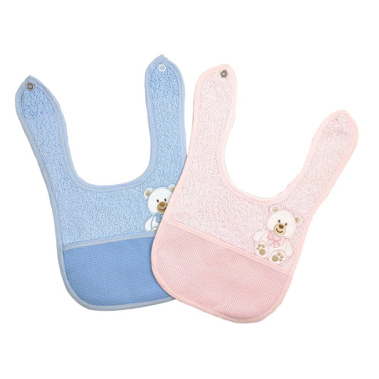Bavetta I'M A STAR cm.18x30 con bottone  e  tasca da ricamare
