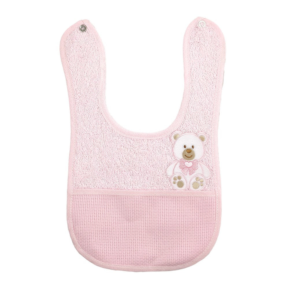 Bavetta I'M A STAR cm.18x30 con bottone  e  tasca da ricamare