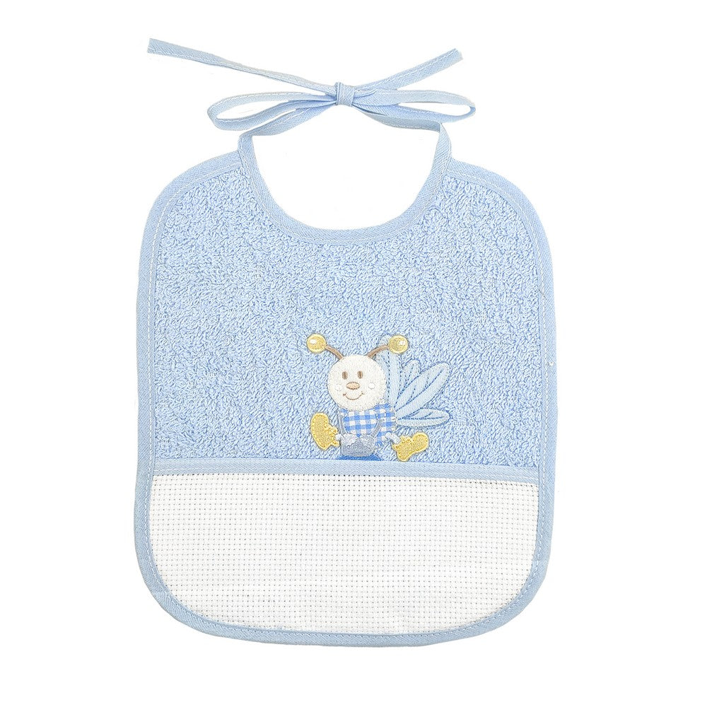 Bavetta MAIA cm.19x20 con tasca da ricamare