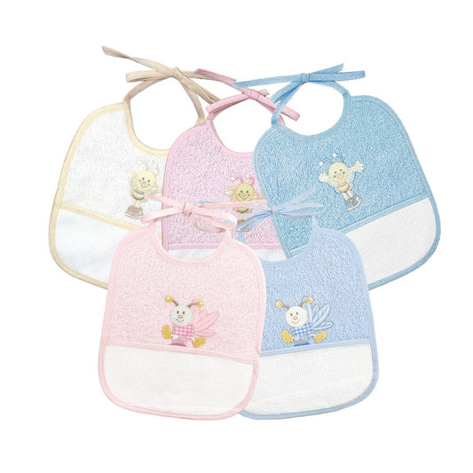 Bavetta MAIA cm.19x20 con tasca da ricamare