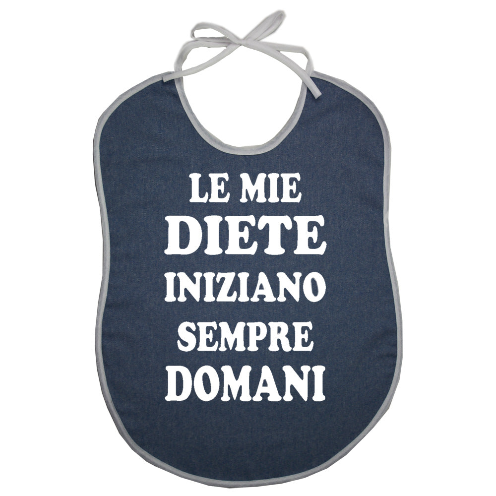 Bavaglione JEANS frasi spiritose ADULTO