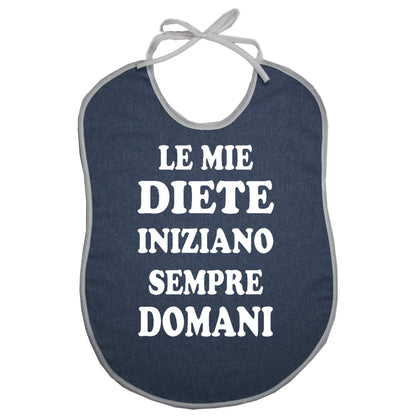 Bavaglione JEANS frasi spiritose ADULTO