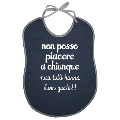 Bavaglione JEANS frasi spiritose ADULTO