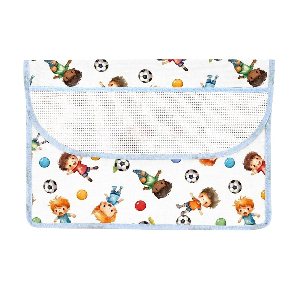 Bustina SEBASTIAN cm. 20x29 con tasca in etamine