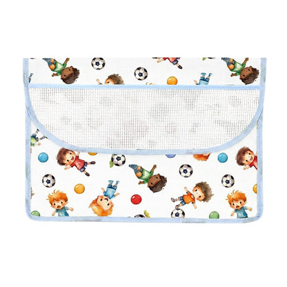 Bustina SEBASTIAN cm. 20x29 con tasca in etamine