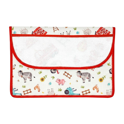 Bustina SEBASTIAN cm. 20x29 con tasca in etamine