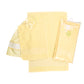 Completo 3 pz RICAMA TU: asciugamano+bavetta con elastico+sacchetto con banda da ricamare