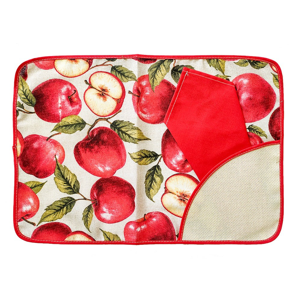 Set I Colazione PRIMAVERA: tovaglietta+Tovagliolo da ricamare