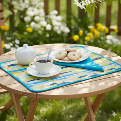 Set prima colazione: tovaglietta imbottita+tovagliolo
