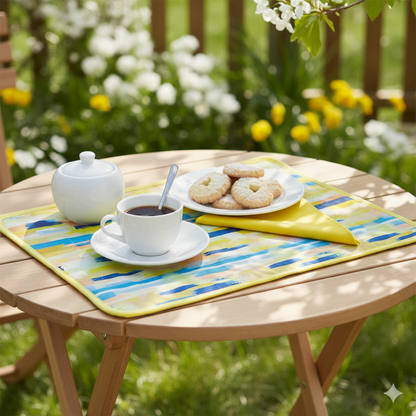 Set prima colazione: tovaglietta imbottita+tovagliolo