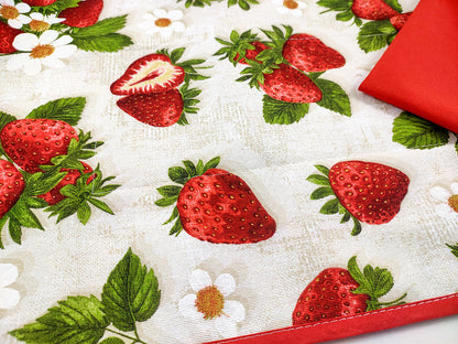 Set prima colazione SUMMER: tovaglietta imbottita+tovagliolo