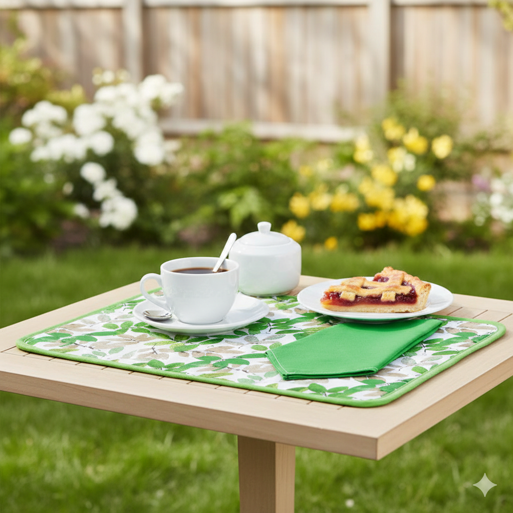 Set prima colazione: tovaglietta imbottita+tovagliolo