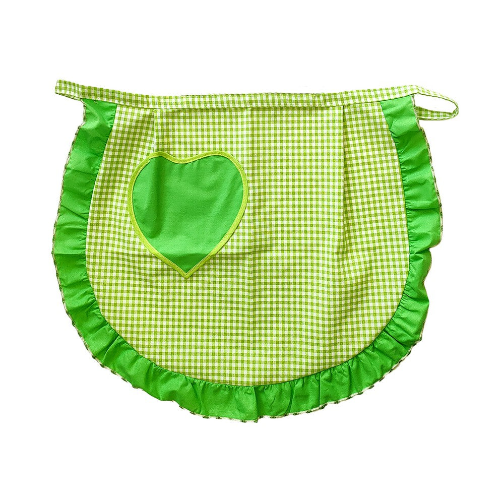 Grembiule a vita CUORE cm.50x60 con tasca a forma di cuore