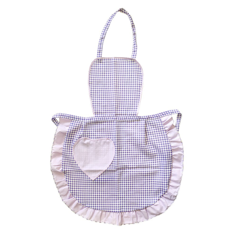Grembiule pettorina CUORE cm.60x80 con tasca a forma di cuore