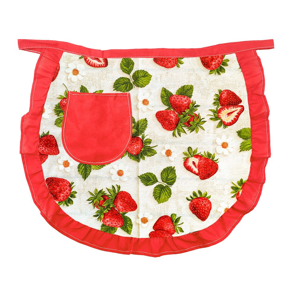 Grembiule a vita ANASTASIA cm.60x50 con tasca e volant