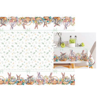 Tovaglia x 12 FASCIATA cm.140x250 EASTER